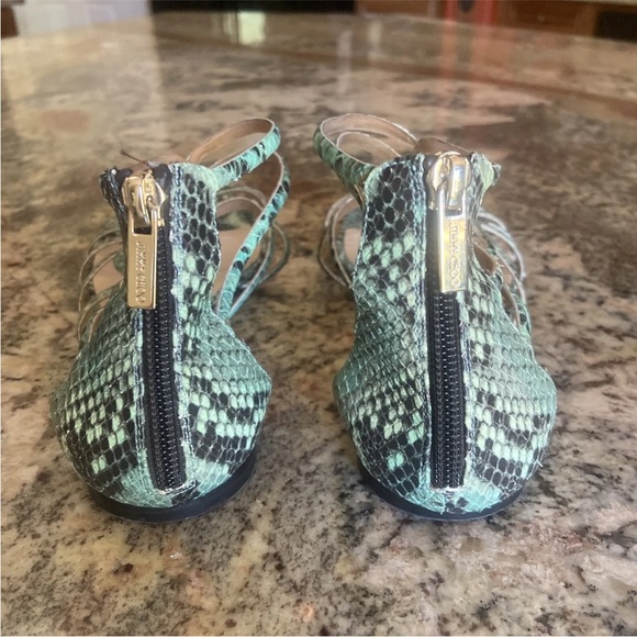JIMMY CHOO Python strappy sandals size 39.5 9 9.5 - Picture 2 of 13